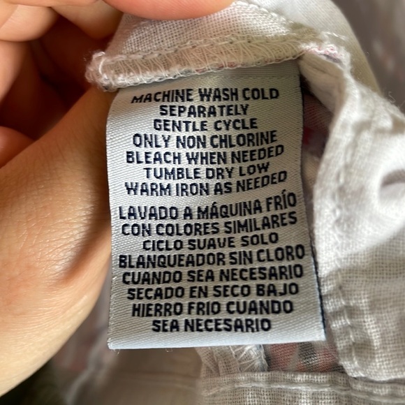 Caribbean Joe Palm Tree Print Shorts Size 10 - Picture 7 of 7